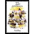 Australia 1981 Gold Rush Puddling 22c MNH Stamp