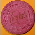 Zieglers Rendezvous. Vintage Casino Chip. Stock...