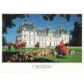 Cheverny Chateau and hunting pack France Postca...