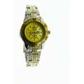 New Old Stock Women's Quartz Watch Round Gold D...