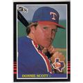 1985 Donruss baseball card 544 Donnie Scott RC