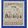 ZAYIX - 1916 Hungary #7N16- MH - 20f Gray Brown...
