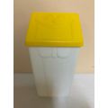 Yellow & White vintage 1975 McDonalds Wastebask...