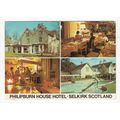 Philipburn House Hotel Selkirk Postcard
