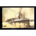 LS2488 - Cunard Liner - Aurania - postcard