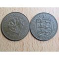 Guernsey 1956 8 Doubles Coin