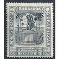 Barbados 1906 SG145 1/4d Black & Grey NELSON Mo...