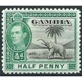 Gambia 1938 SG150 1/2d Black & Emerald-Green Mo...