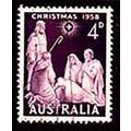 Australia 1958 Christmas 4d Used Stamp..