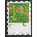 AUS 1993 $1.00 'CHRISTMAS -PEACE' FINE USED (EB...