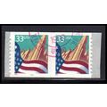 Used 3281c 33c U.S. Flag Fine CNP Left 2222 PA2083