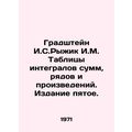 Gradshtein I.S.Ryzhik I.M. Tables of integrals of sums, series and works. Editi