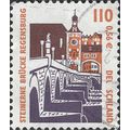 GERMANY, Stone bridge, Regensburg, orange 2001,...