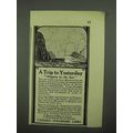 1925 Canada Steamship Lines Ad - Trip to Yesterday
