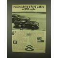 1965 Aurora Model Car Racing Set Ad - Ford Cobra