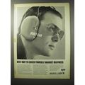 1970 Bausch & Lomb Quiet-Ear Hearing Guard Ad