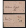 Italy Stampless 1887 Napoli to Livorno