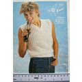 Vintage: Emu 3635 lacy slipover Perle
