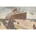 The Titanic Ship Antique Basel Swiss Old Advert...