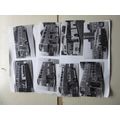 28 x small photograph set of TRAMS AND BUSES, L...