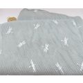 Ladies Scarf Silver Dragonfly Pale Grey Backgro...