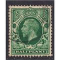 GB 1934 KGV 1/2d Green Stamp SG 439 (D401