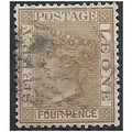 Sierra Leone 1891 SG33 4d Brown Fine Used . .