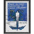 FRA 2003 50c 'HUMAN RIGHTS CHARTER' FINE USED (...