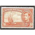 Cayman Islands 1947 SG120a 2 1/2d Orange Mounte...