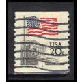 Used 1895a 20c U.S. Flag Very Fine CNS 4 PA5459