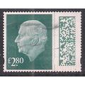 GB 2024 KC 3rd £2.80 Slate Blue Barcode Machin ...