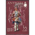 ANTIGUA, Drummer Boy, Kings Own, maroon 1970, ½c