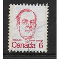 CANADA 1972 SG698 6c INDIAN RED USED#2