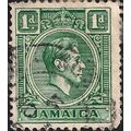 JAMAICA, George VI, green 1951, 1d