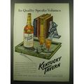 1949 Kentucky Tavern Bourbon Ad - Its quality s...