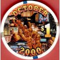 Four Queens. $1 Casino Chip. Las Vegas, NV. Oct...