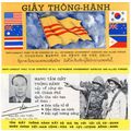 Vietnam Safe Conduct Pass & 4 Propaganda Leafle...