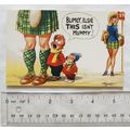 old comic postcard, Blimey Elsie THIS isn't Mum...