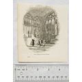 1860s engraving - Chancel of Stratford Church