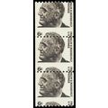 1298, Mint NH Misperfed Error 6¢ FDR Coil Strip...