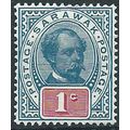 Sarawak 1901 SG36 1c Grey-Blue & Rosine Mounted...