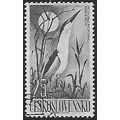 Mi 1228: 25 h. black/pale blue Water Birds: Nig...