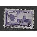 USA 1948 STATEHOOD OF WISCONSIN 3c VIOLET SG 95...