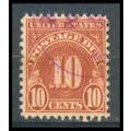 Used J84 10c Postage Due Just Clears WA1441