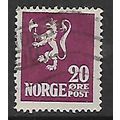 NORWAY 1926 NEW LION 20 ORE PURPLE SG 189 FINE ...