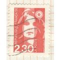 France 1991 - 2.30f red - Marianne - used