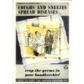 Advertising COUGHS AND SNEEZES Postcard (Imperi...