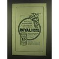1908 Royal Baking Powder Ad - From Grapes