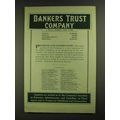 1907 Bankers Trust Company Ad - Prudence