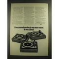 1970 Dual Turntables Ad - 1215, 1209, 1219